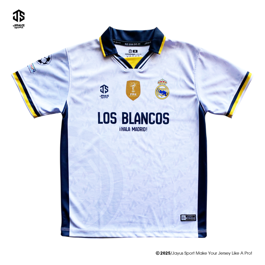 Jersey Fantasy Real Madrid | Kaos Real Madrid Vintage Keren | Jersey Klasik | Kaos Bola 2025