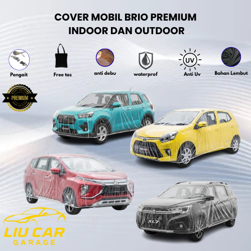 Cover Plastik Sarung Mobil Plastik Cover Mobil Plastik Penutup Mobil Plastik Waterproof Free Pengait