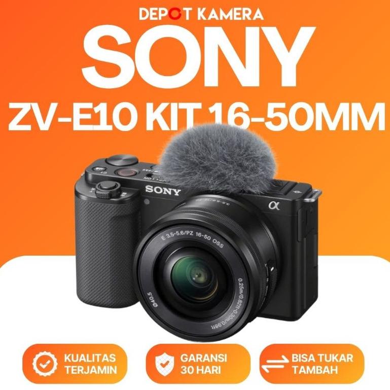 ( DEPOT KAMERA ) SECOND - SONY ZV-E10 KIT 16-50MM
