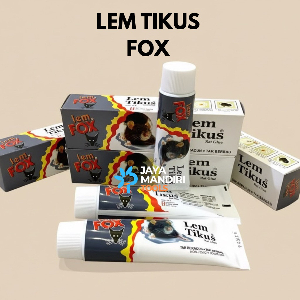 Lem Tikus Merk Fox / Lem Jebakan Tikus / Perekat Tikus Super Lengket Fox