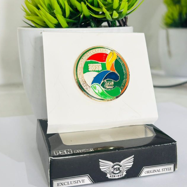 PIN WORLD MUSLIM SCOUT JAMBORE 2025 BAHAN LOGAM BERKUALITAS