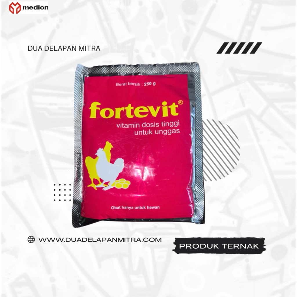 FORTEVIT 250 gram - Multivitamin Dosis Tinggi untuk Unggas