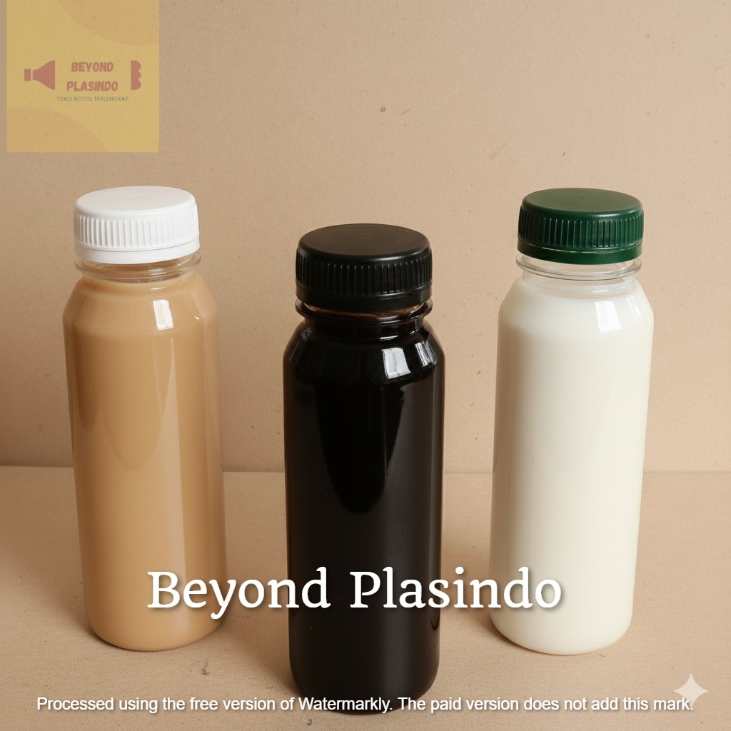 Botol Kale 250 ml/Botol Plastik 250ml/Botol Jus 250 ml/Botol Kopi 250ml