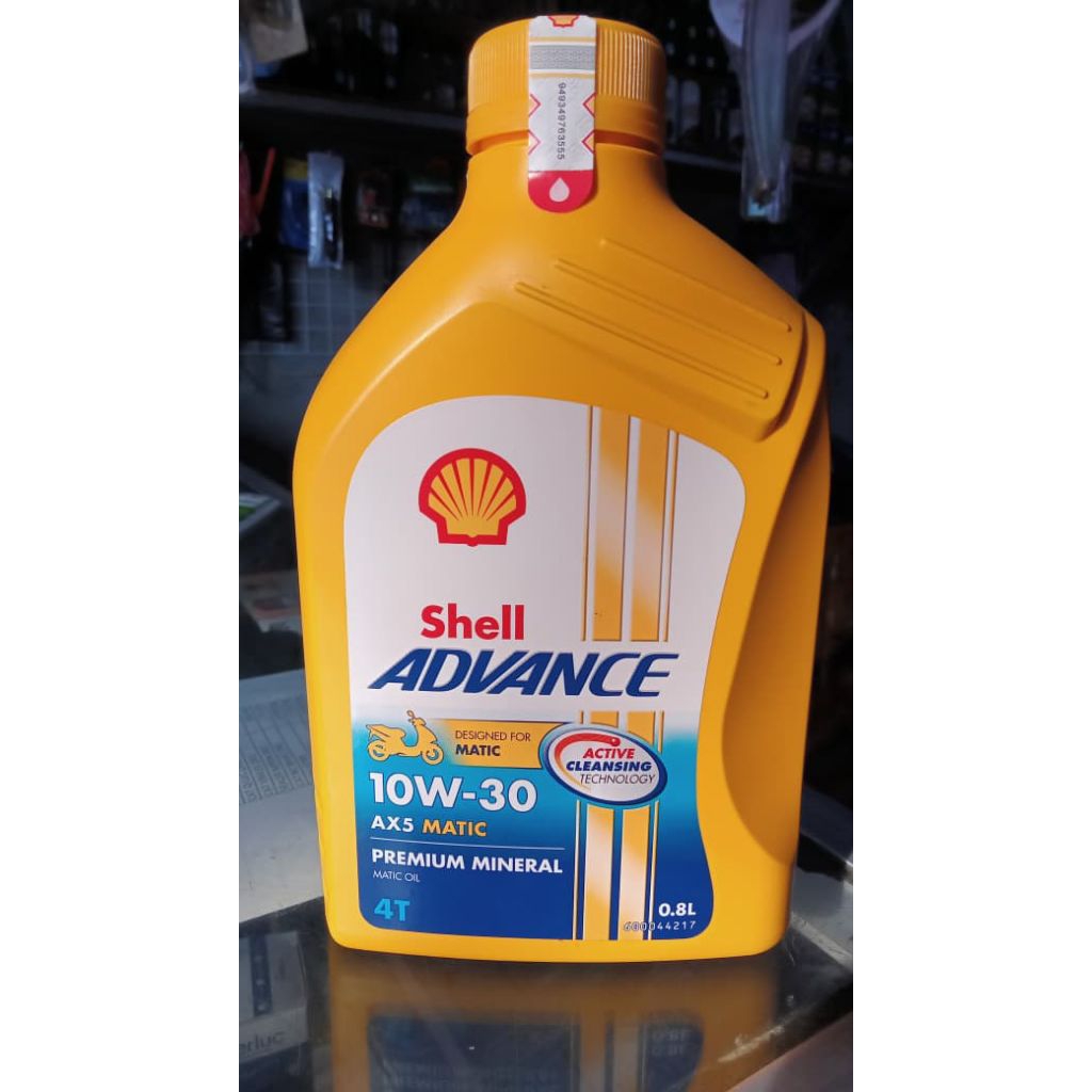 oli motor matic Shell advance 10W-30 oli motor Shell advance