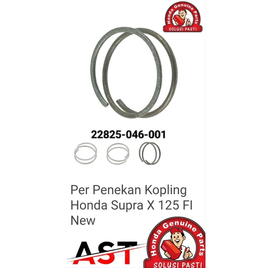 22825046001 PER PENEKAN KOPLING SUPRAX125 GARANSI ORIGINAL AHM