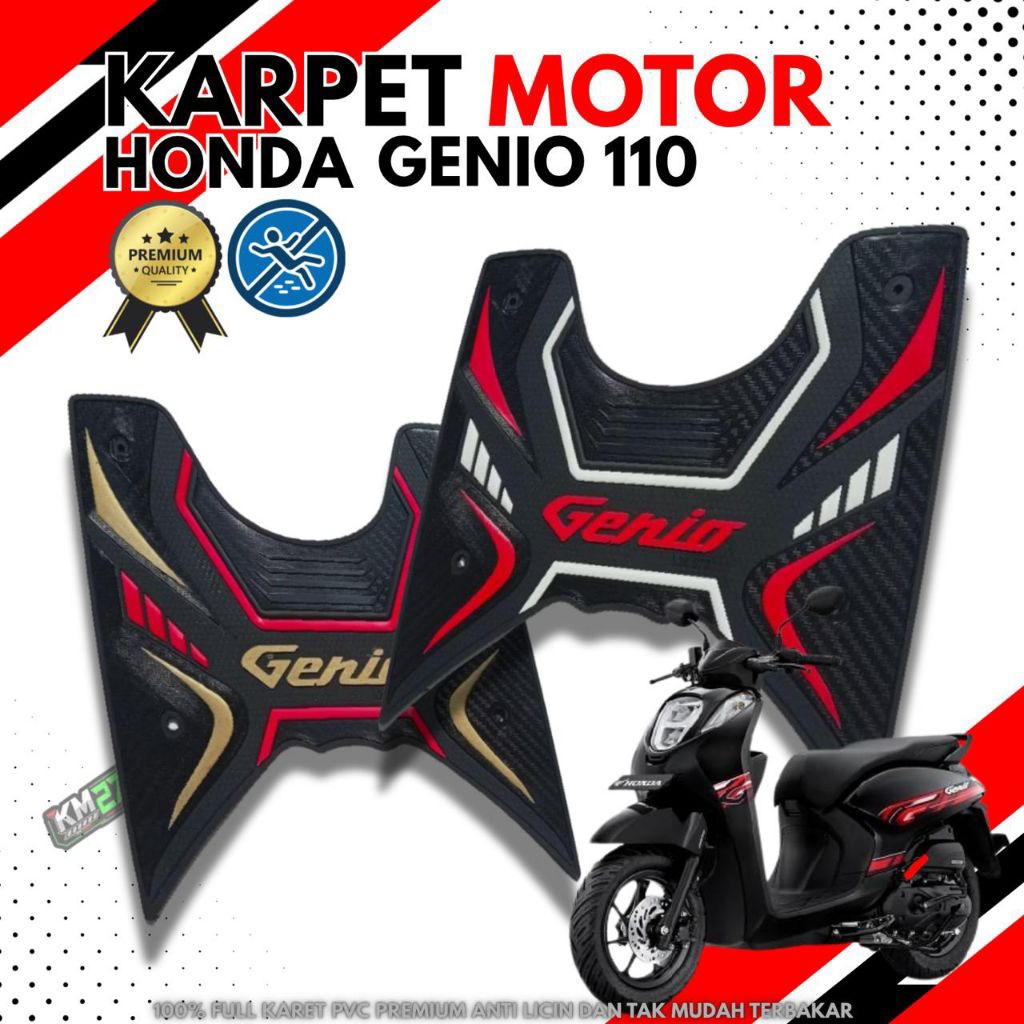 AKSESORIS MOTOR GENIO - KARPET MOTOR GENIO - ALAS KAKI GENIO