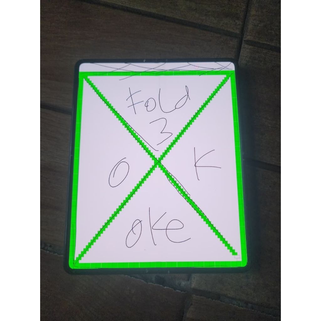 LCD dalam samsung Z fold 3 original copotan normal