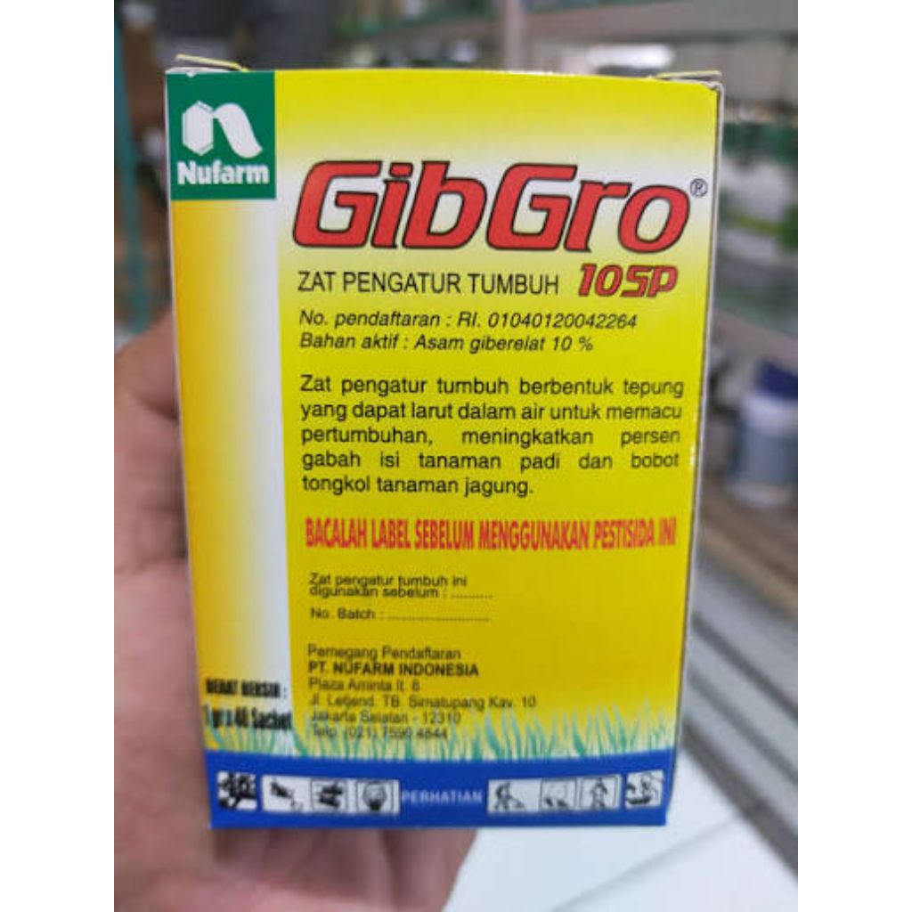 Gibgro 10sp dan Gibgro panen 20sp