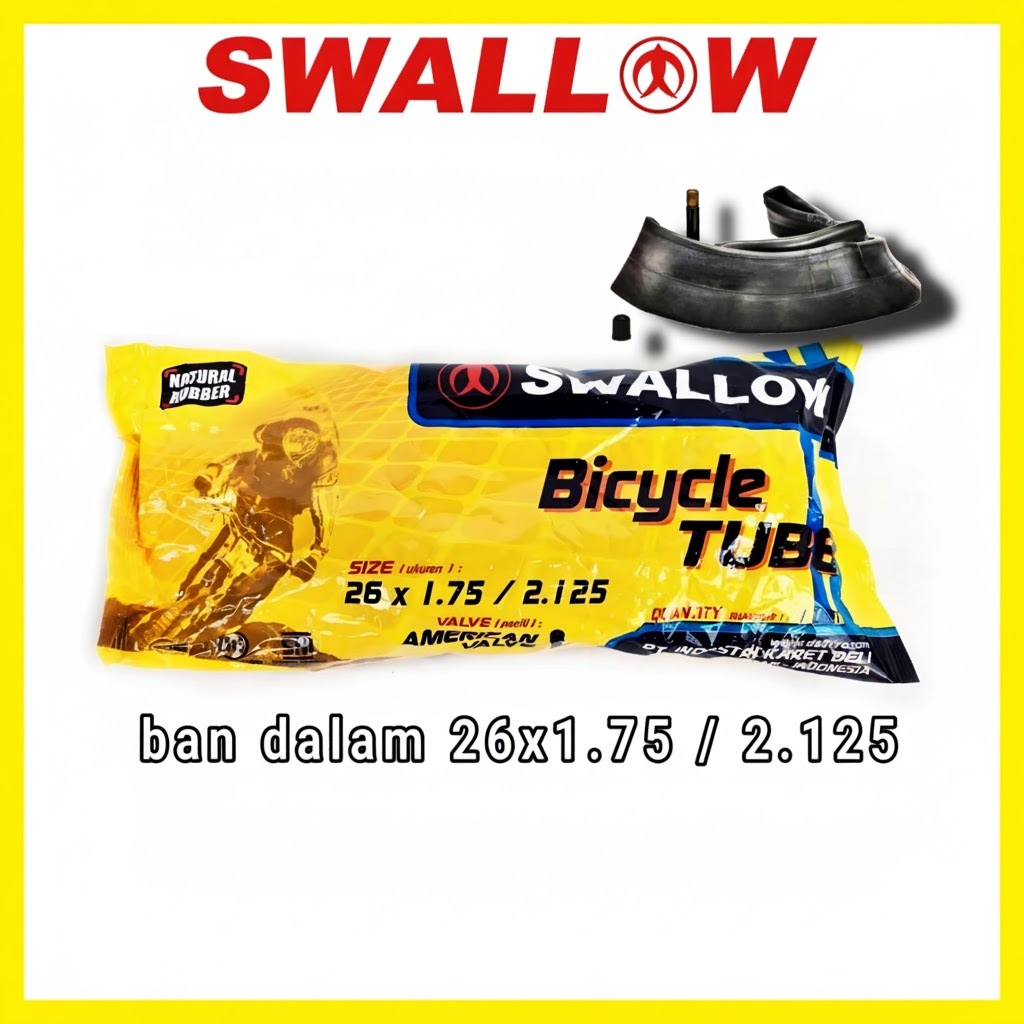 ban dalam sepeda 26 x 1.75 / 2.125 swallow / ban sepeda 26  swallow