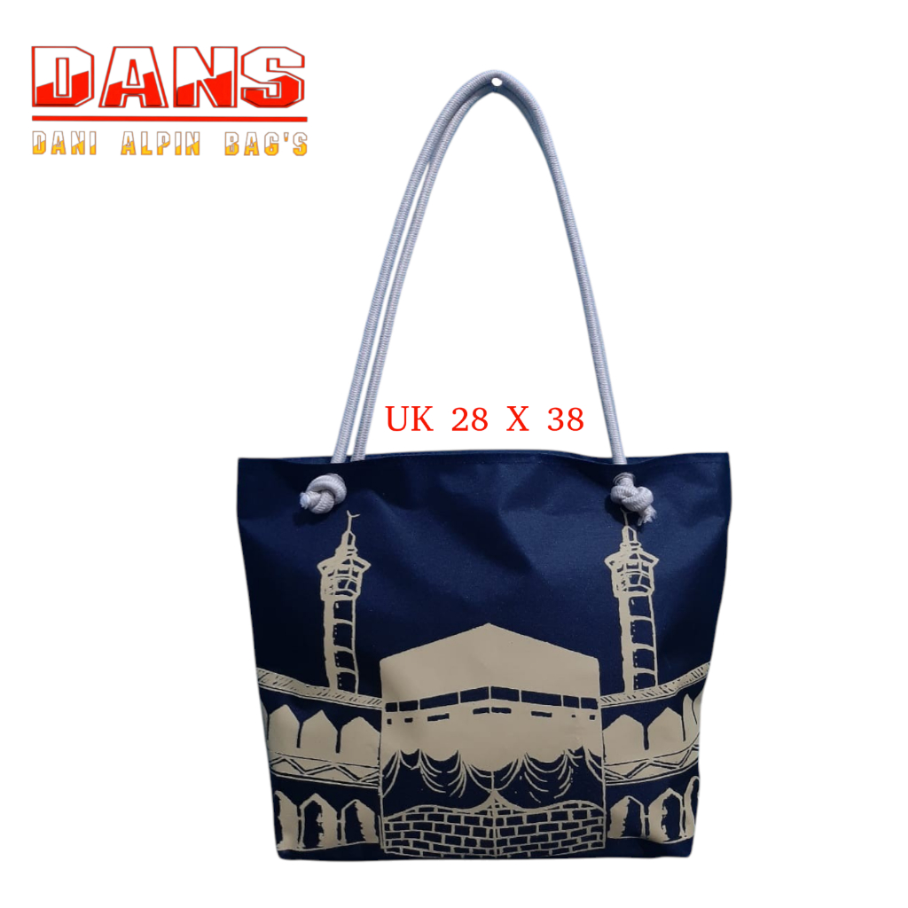 Tottebag Wanita Motip Kabah.Tottebag Oleh oleh haji dan umroh.Tottebag Kekinian tas  Totebag haji da