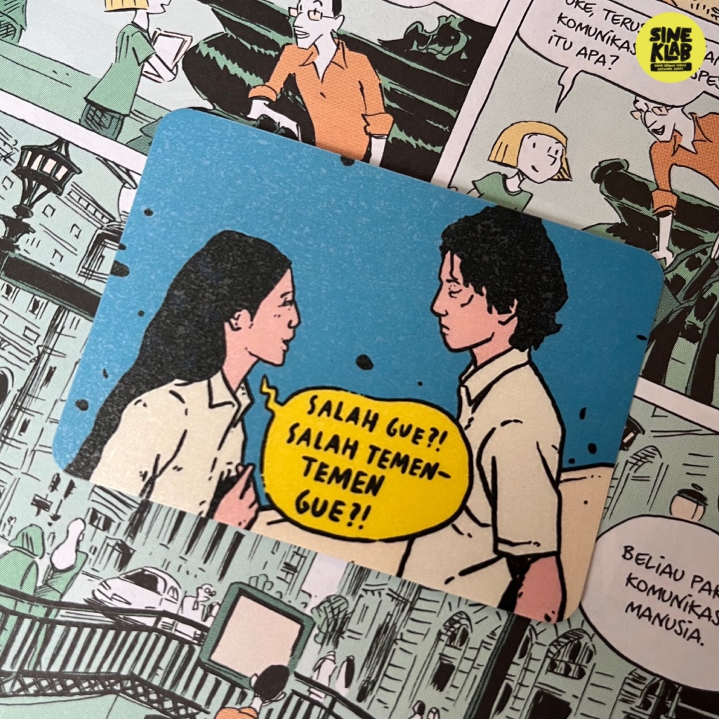 sineklab - Sticker ADA APA DENGAN CINTA - Edisi Sticker Film / Movie / Cinema / Series / Sticker Lap