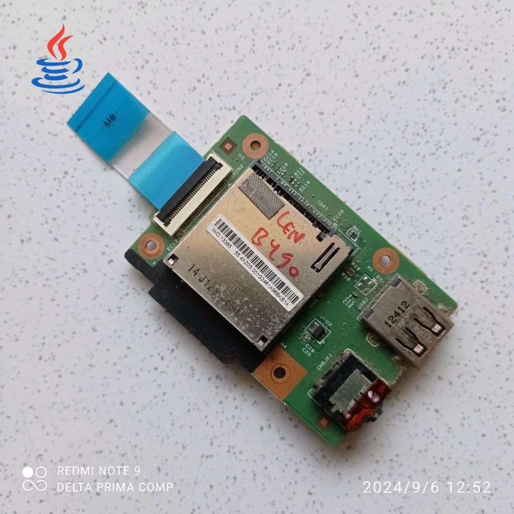 Mini board usb port audio out laptop lenovo B490
