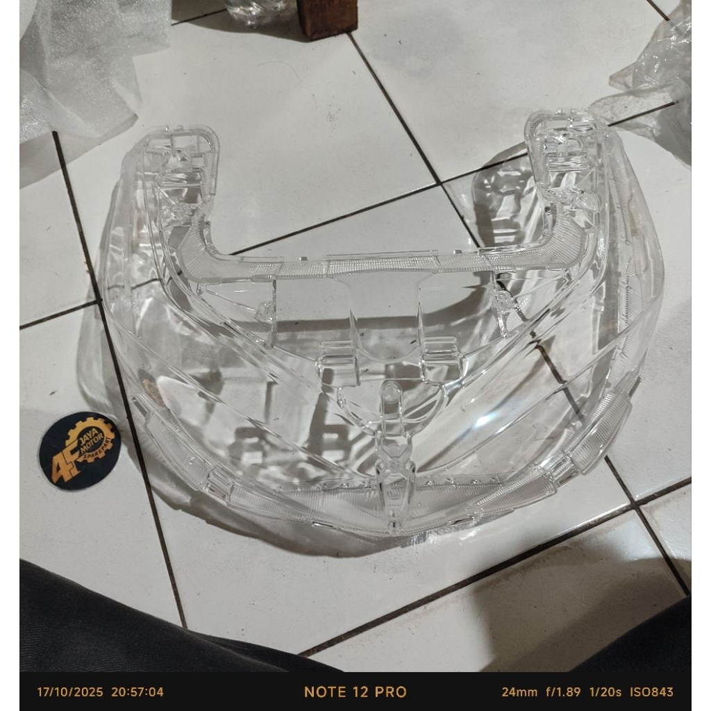 mika kaca lampu depan aerox new