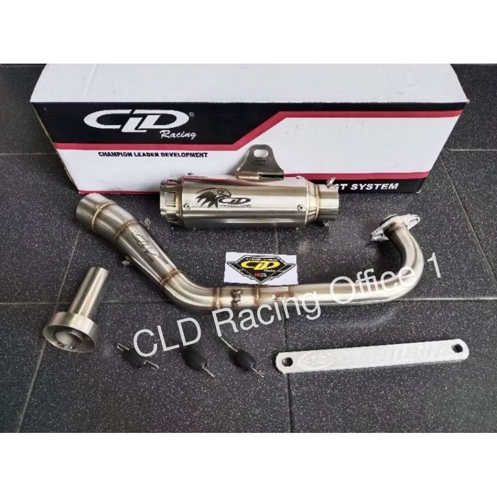 Knalpot CLD Racing Type FALCON SERIES For Mio J/Mio M3 Fino/125 Soul GT 115/Xeon RC 125 Original CLD
