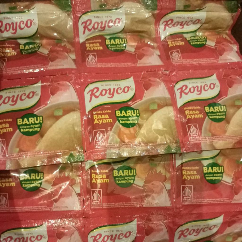 royco ayam  sachet 6 renceng ( 6 renceng = 72 sachet)