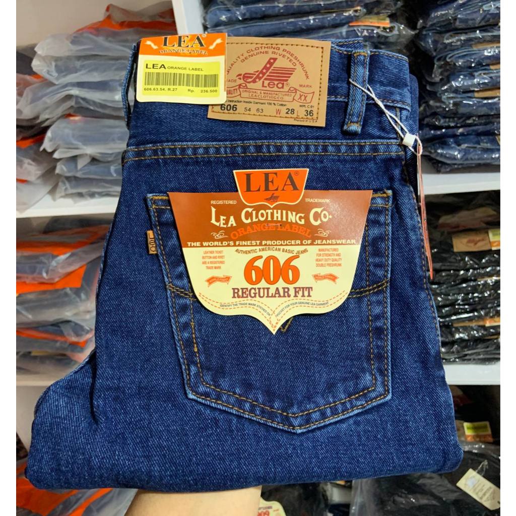 Celana Panjang Pria Lea 606 - Celana Lea Pria Original - Celana Jeans Pria Standar
