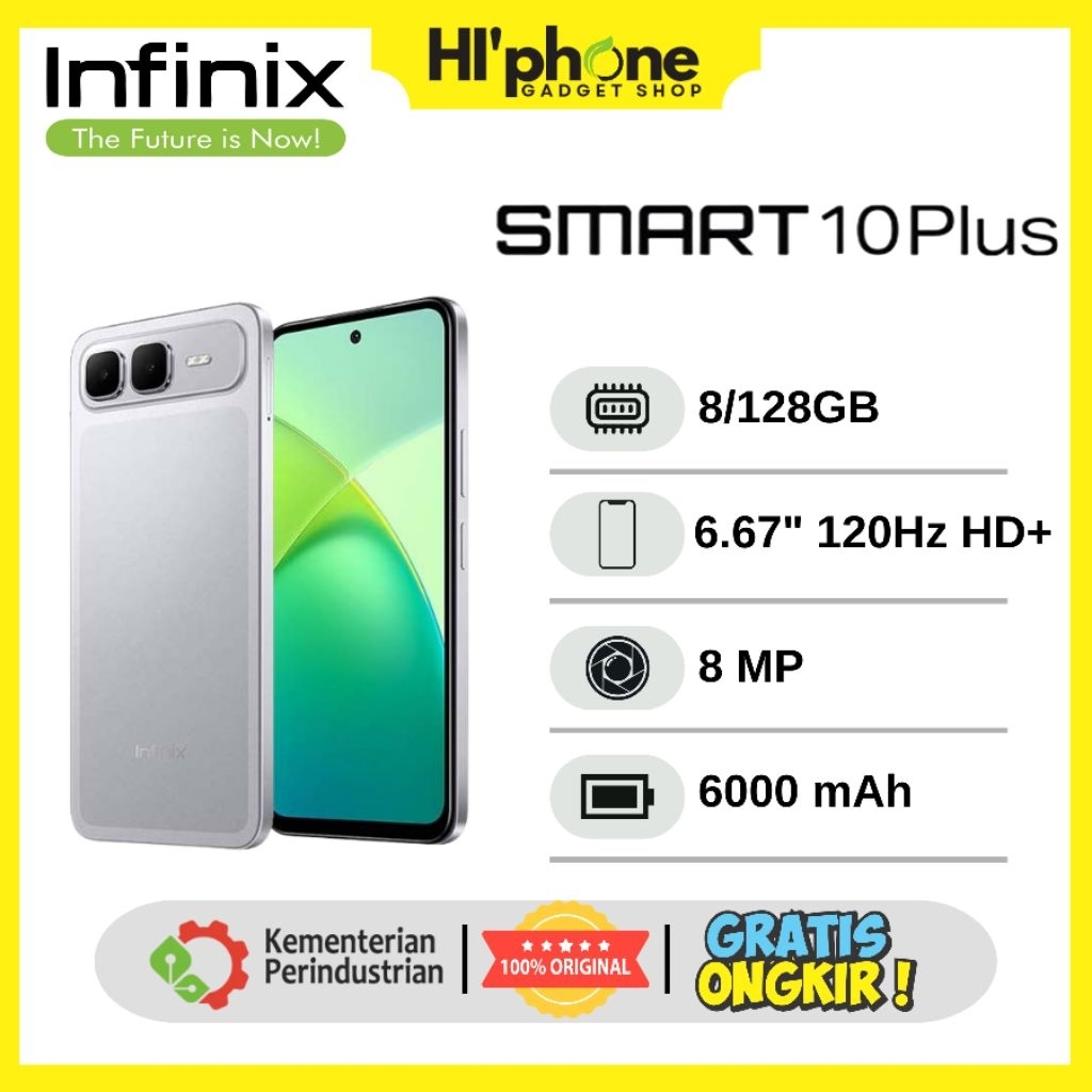 INFINIX SMART 10 PLUS [8/128GB] GARANSI RESMI || BNIB