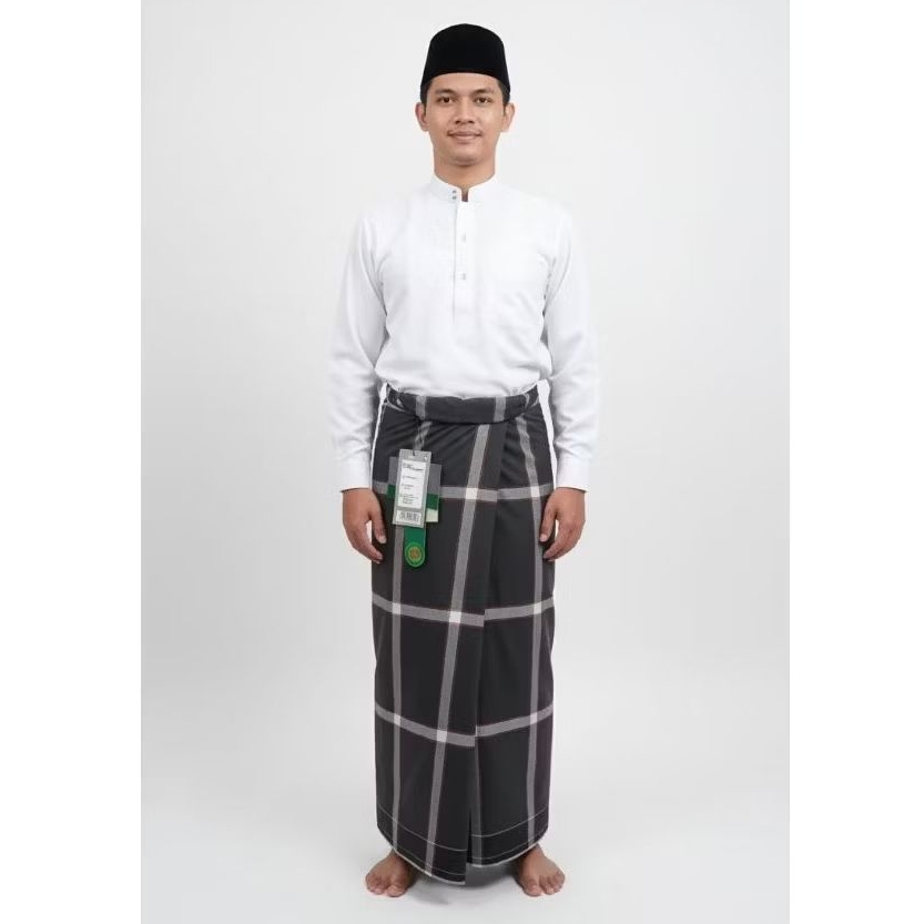 Sarung BHS Cosmo Original Motif Kombinasi Kotak Salur