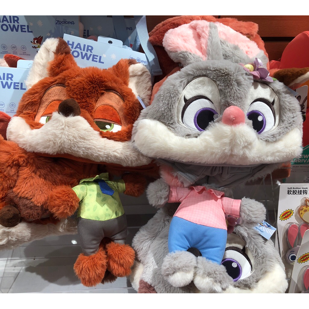 Topi Kostum Boneka Plush Costume Hood Zootopia