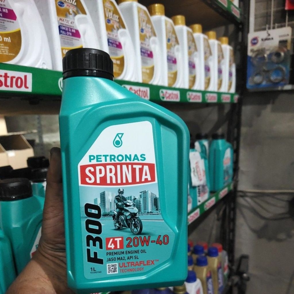 OLI PETRONAS SPRINTA F300 4T 1.L 20W-40 100% ORIGINAL
