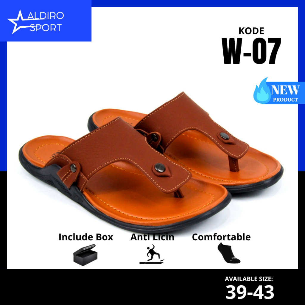 Sandal Jepit Cowok Keren Terbaru Original Remaja Laki Laki Kekinian W 07 Lebaran Kondangan