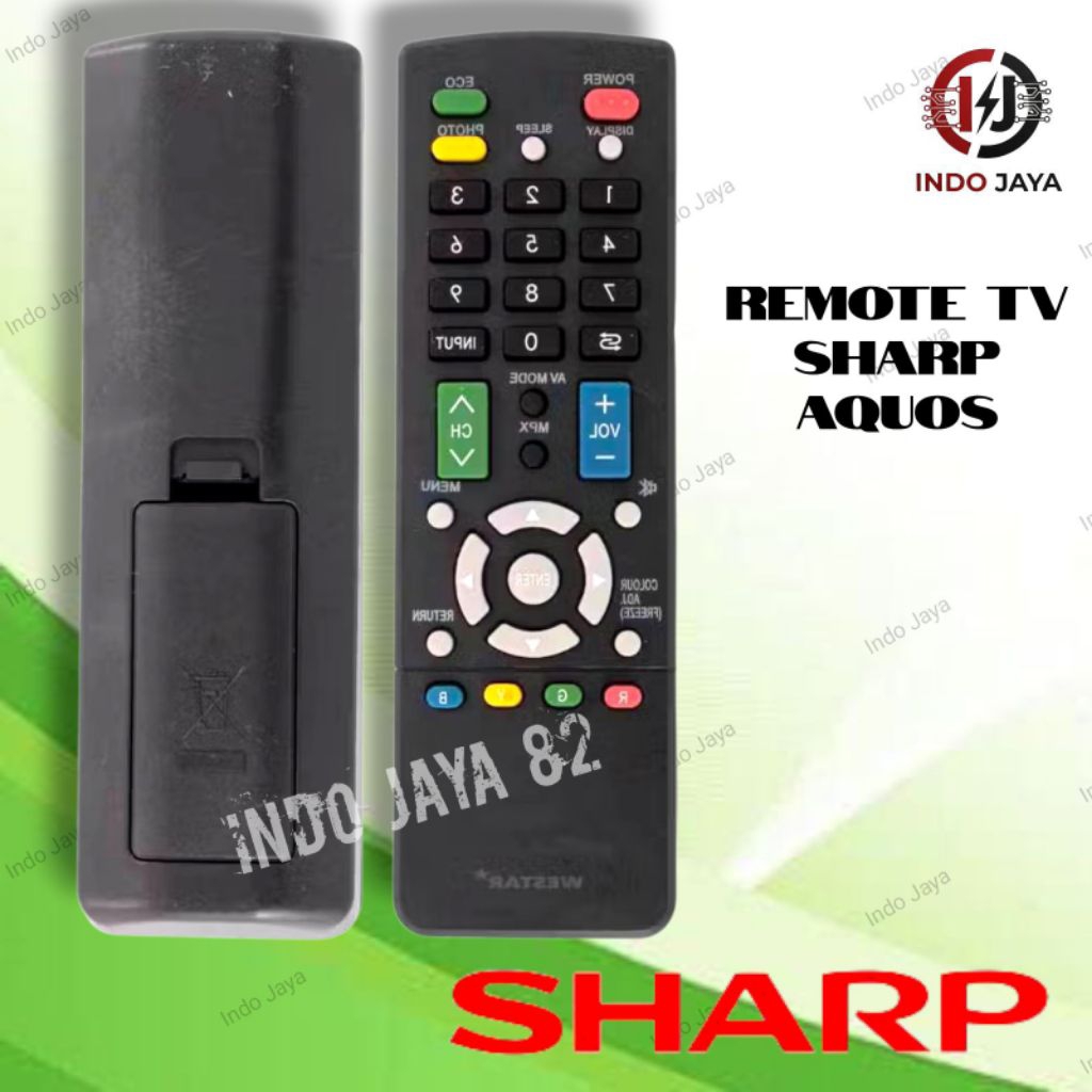 Remote TV SHARP LED SLIM Sharp Aquos Sharp Alexander GB016WJSA