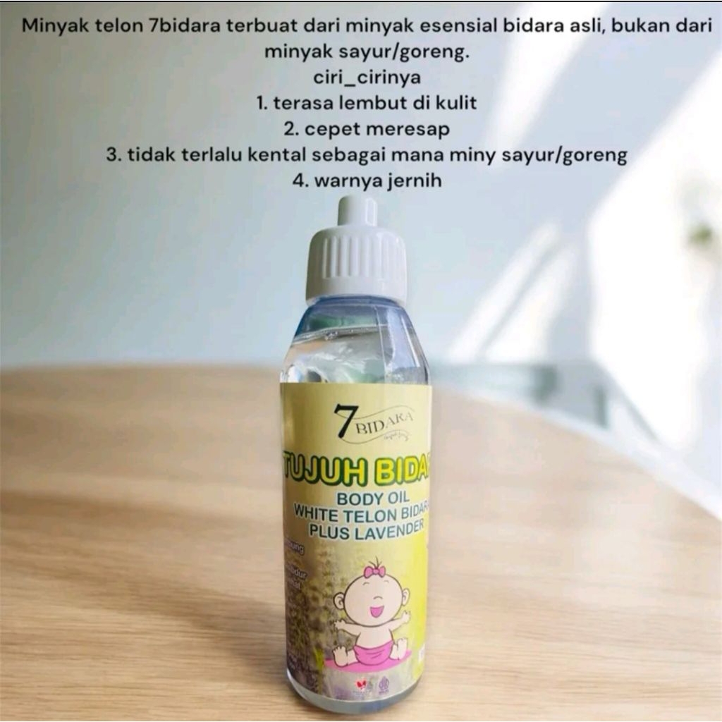 Minyak Telon Bidara/Minyak Telon Anak Bidara aroma Lavender