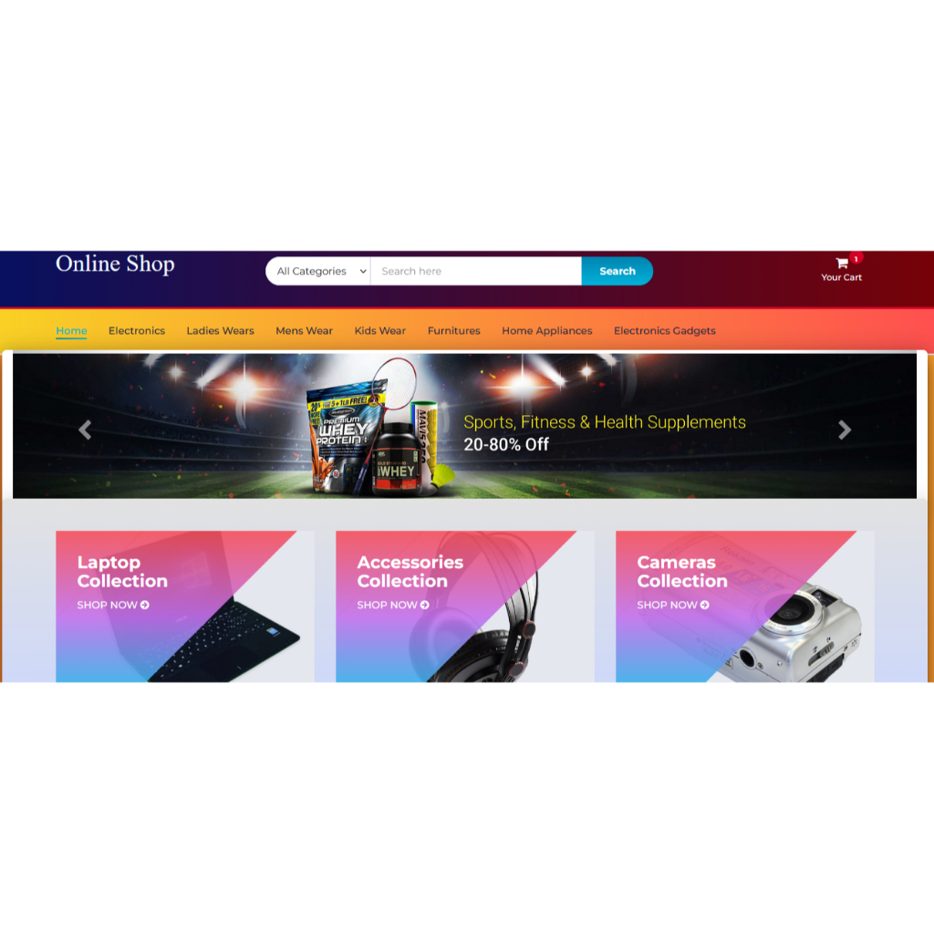 marketplace web platform b2c berbasis php javascript