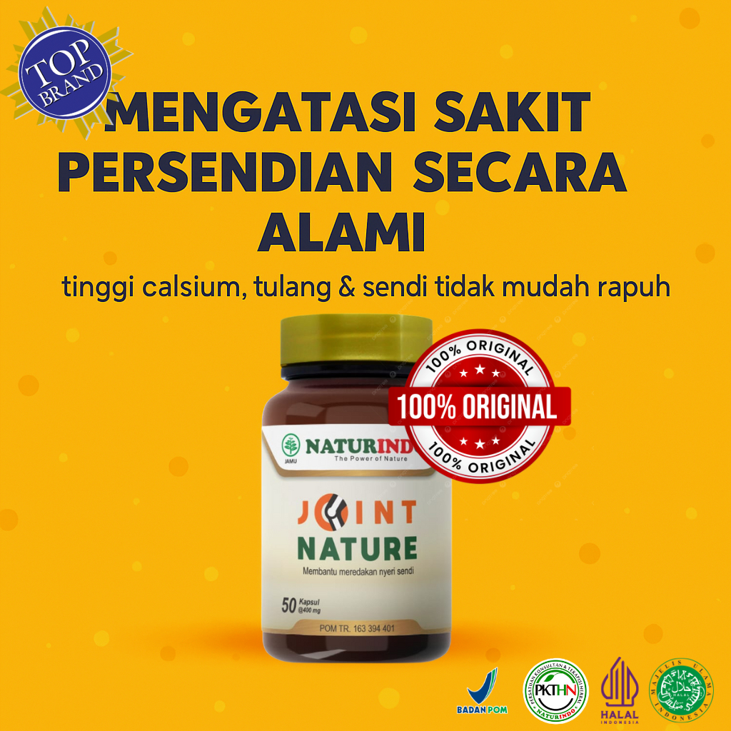 JOINT NATURE herbal untuk merawat pelumas sendi, melemaskan sendi