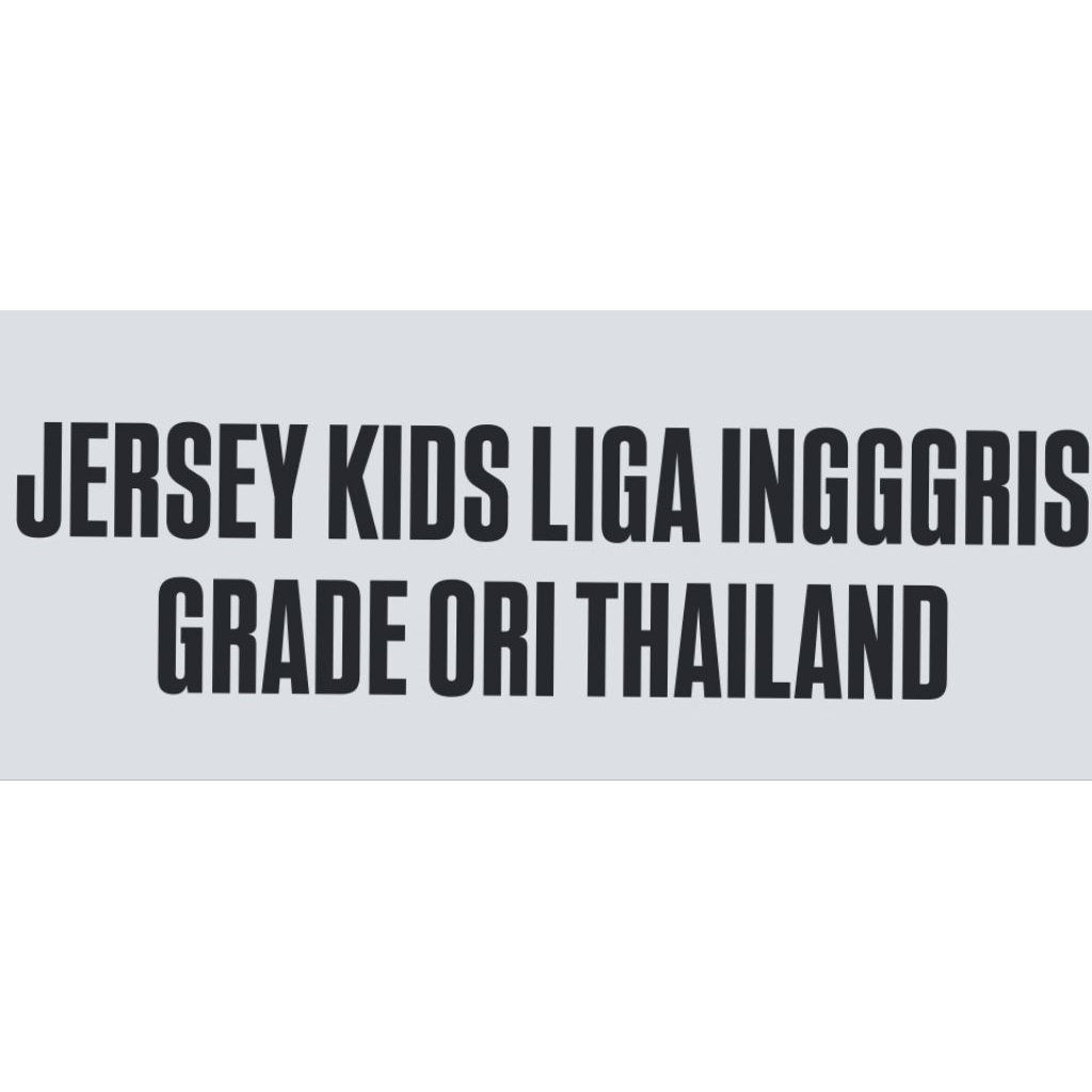 Jersey Anak Liga Inggris Grade Ori Thailand