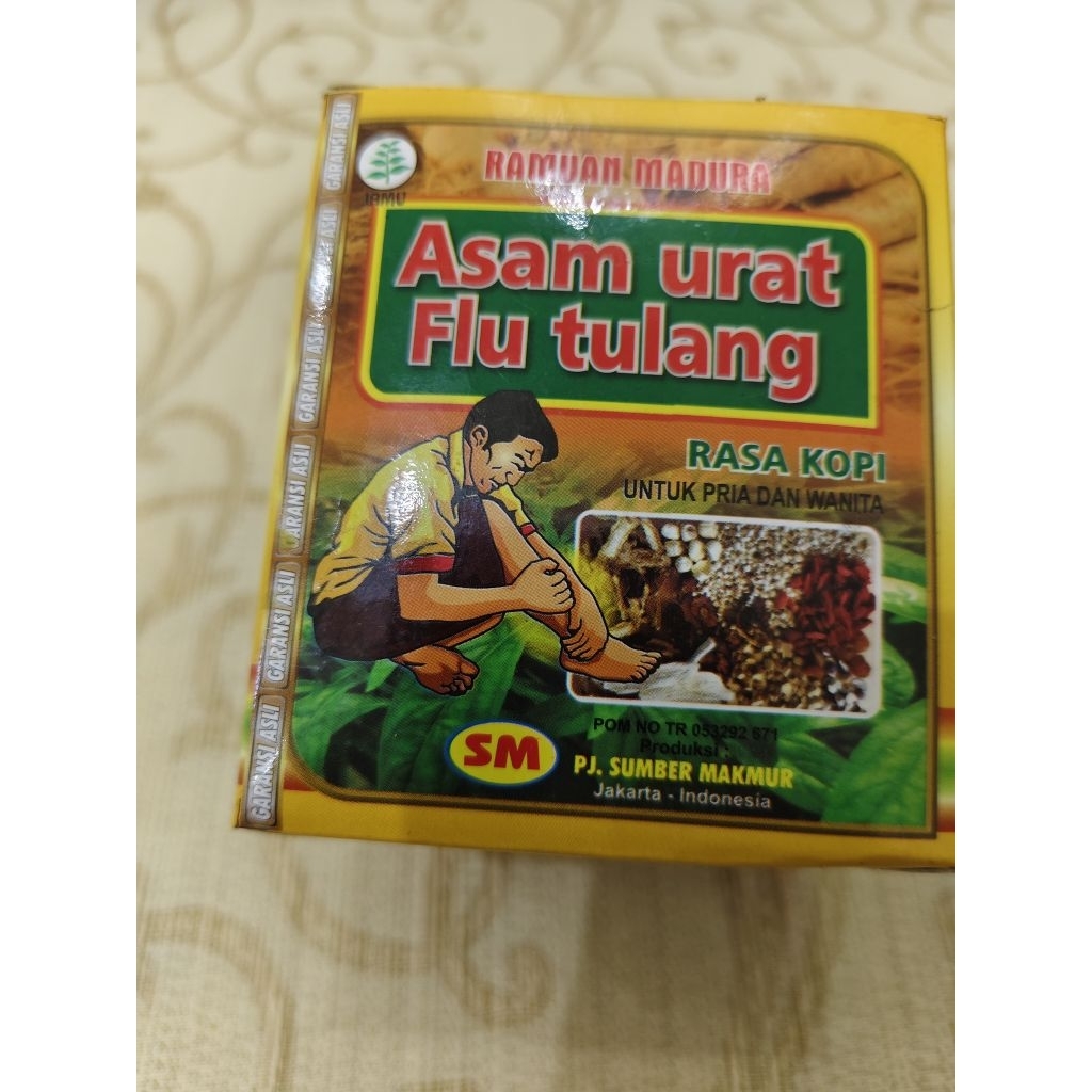 asam urat flu tulang