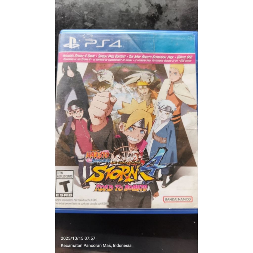 Kaset PS 4 Naruto Ultimate Ninja Storm 4 Road to Boruto