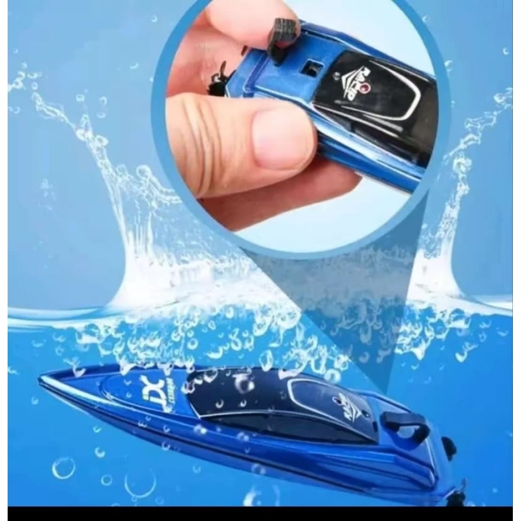 MAINAN RC SPEEDBOAT MINI KAPAL KAPALAN PERAHU MAINAN REMOTE CONTROL 2,4GHZ