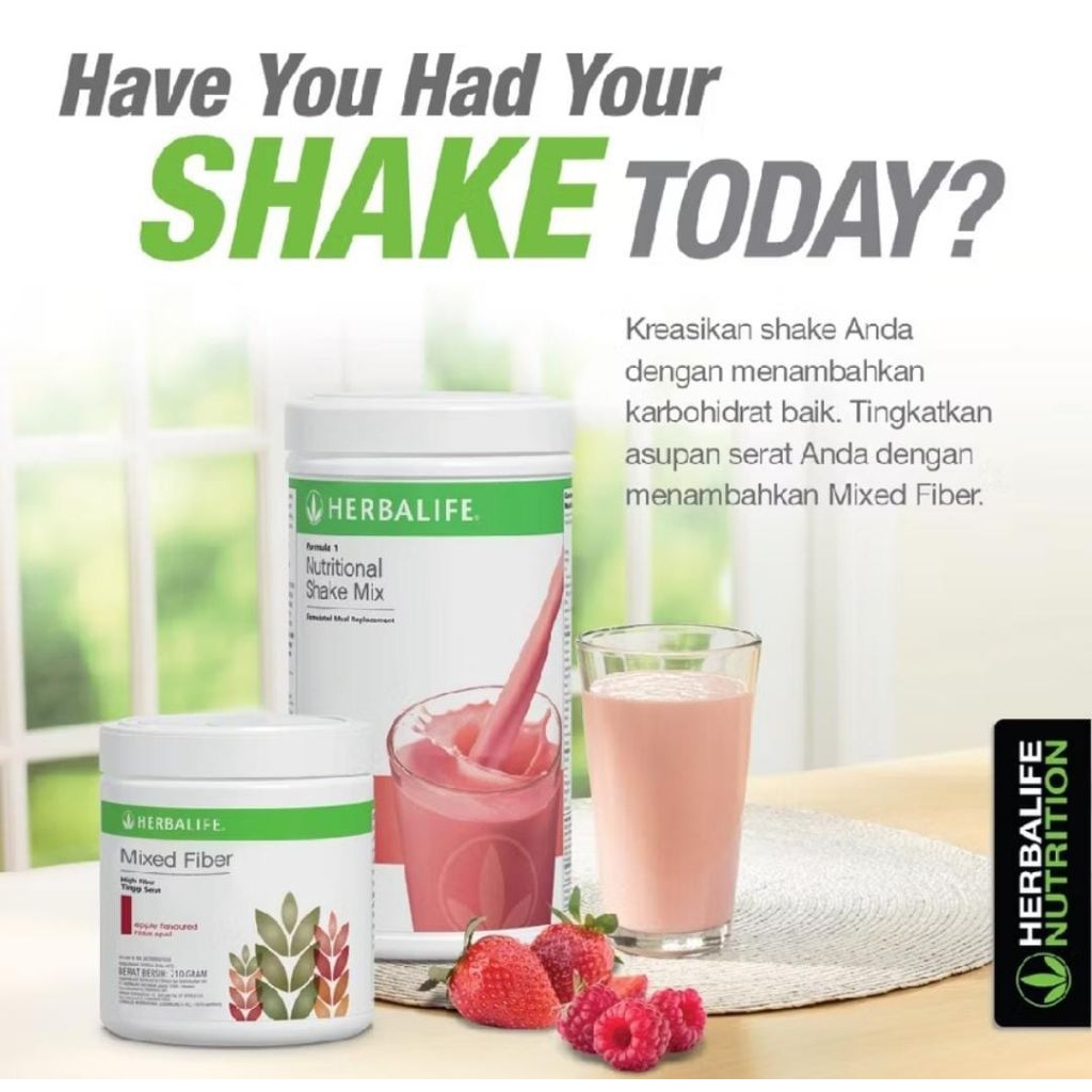 Strawberry Shake F1 Pelangsing Tubuh Membantu Mengurangi Lemak Tubuh BPOM Halal Shake F1 Shake Herba