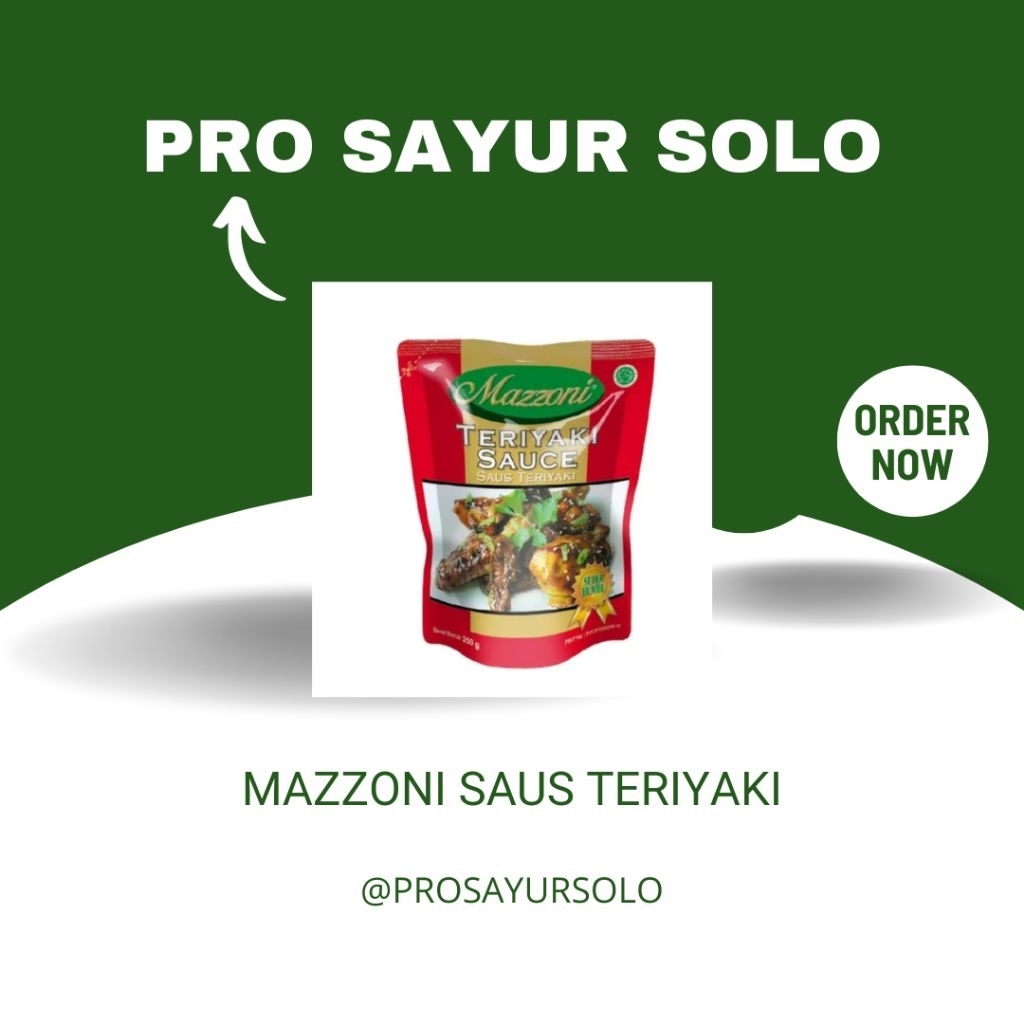 MAZZONI SAUS TERIYAKI 250GR