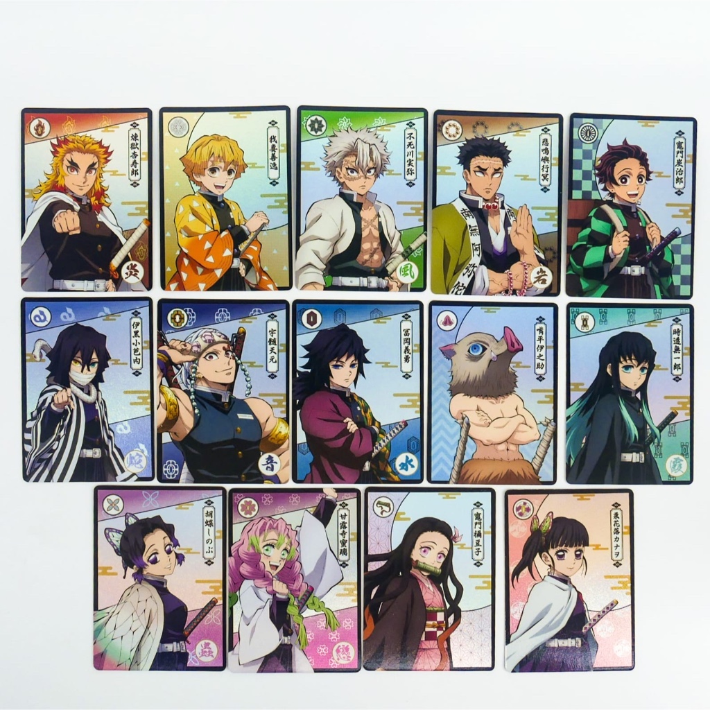 (HALF) kartu demon slayer HALF body hashira