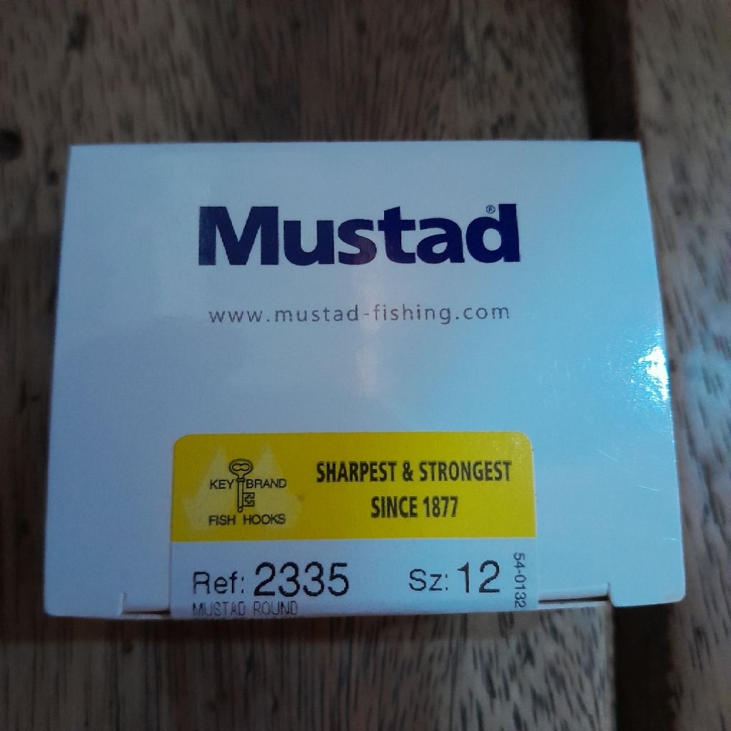 kail pancing,mata pancing MUSTAD no:12 Ref:2335 lobang 1pack