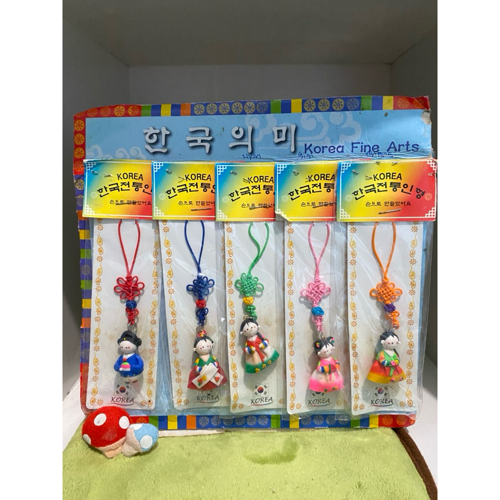 Gantungan Kunci Tradisional Korea Hanbok Keychain PerPCS Perbiji Satuan