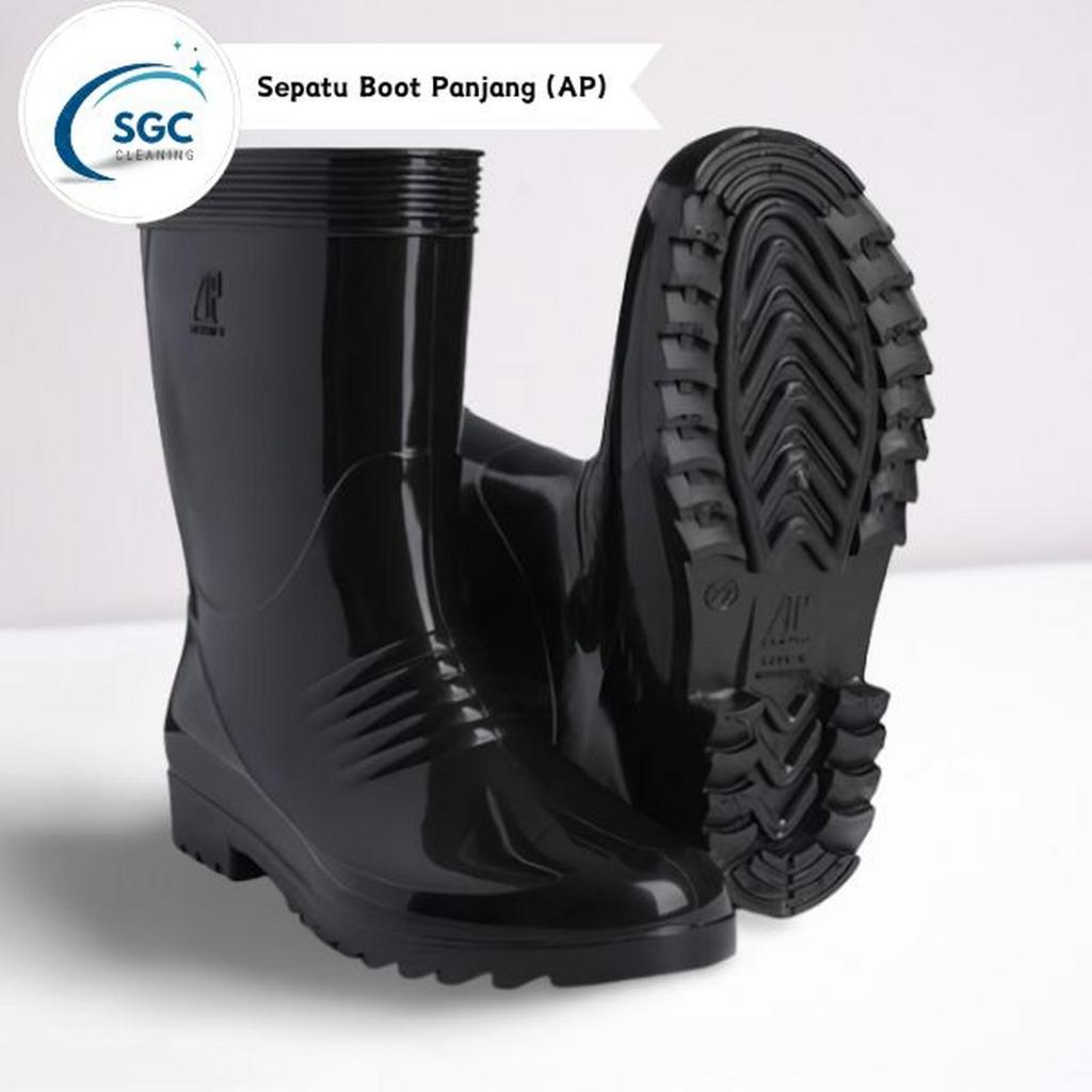 Sepatu Boot Panjang (AP) Hitam