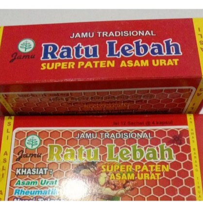 RATU LEBAH SUPER PATEN Original Isi 48kapsul - OBAT ASAM URAT RHEUMATIK NYERI TULANG PEGAL LINU