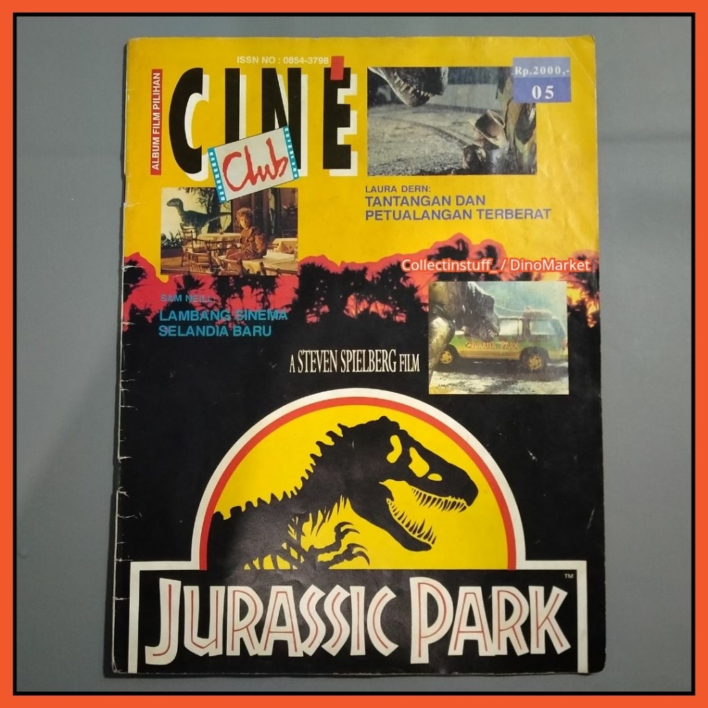 [READY STOCK] Majalah Jurassic Park / Majalah Cineclub (1993)