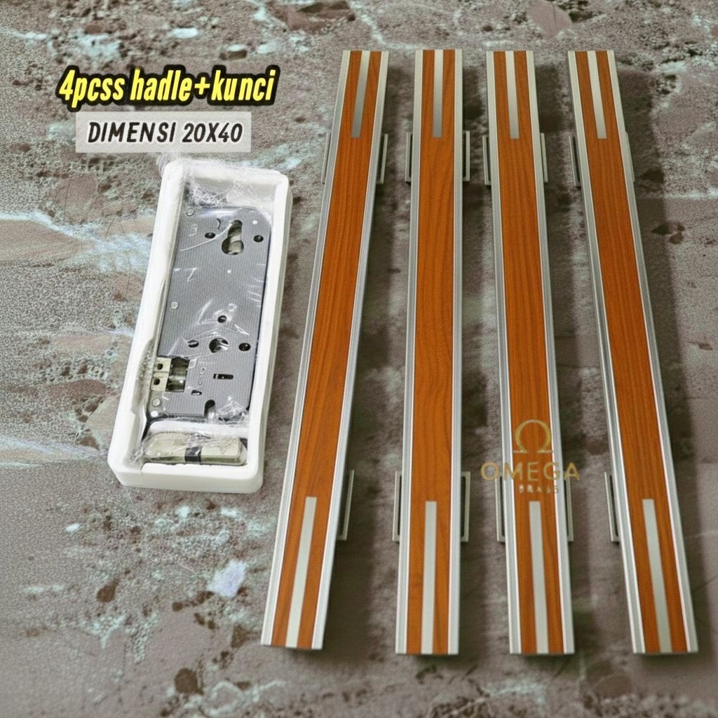 4 pcs Handle pintu rumah set kunci/gagang pintu rumah mewah