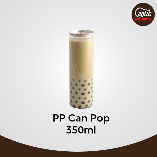 PET CAN POP MINUMAN 350ML + TUTUP PET CAN POP