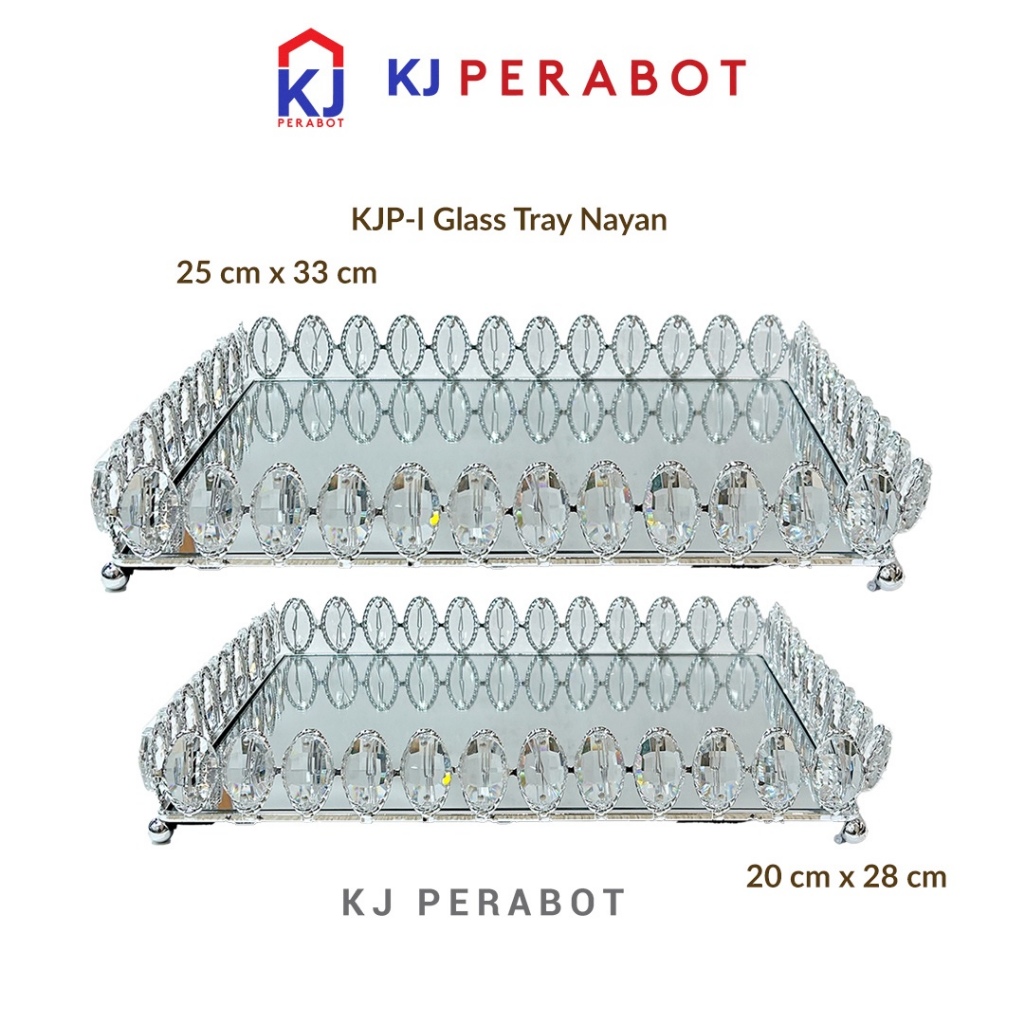 KJ Perabot - KJP-I Glass Tray Nayan