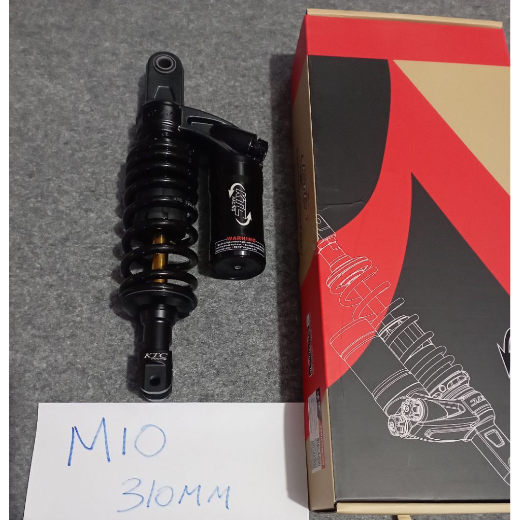 Shock KTC Gufo Mio 310 MM Mio Beat Karbu Scoopy Karbu Black hitam original KTC