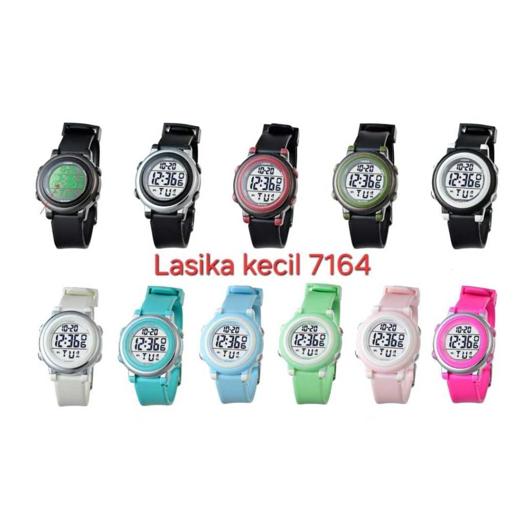 Jam Tangan Anak Digital Lasika 7164 Anti Air - Jam Tangan Anak Cewek dan Cowok