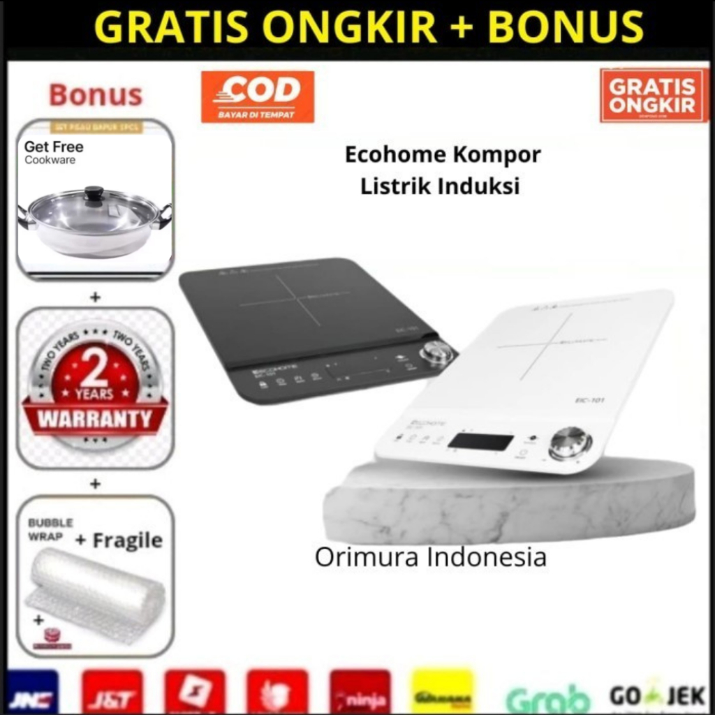Ecohome Kompor Induksi Low Watt - Kompor Listrik Low Watt Ecohome
