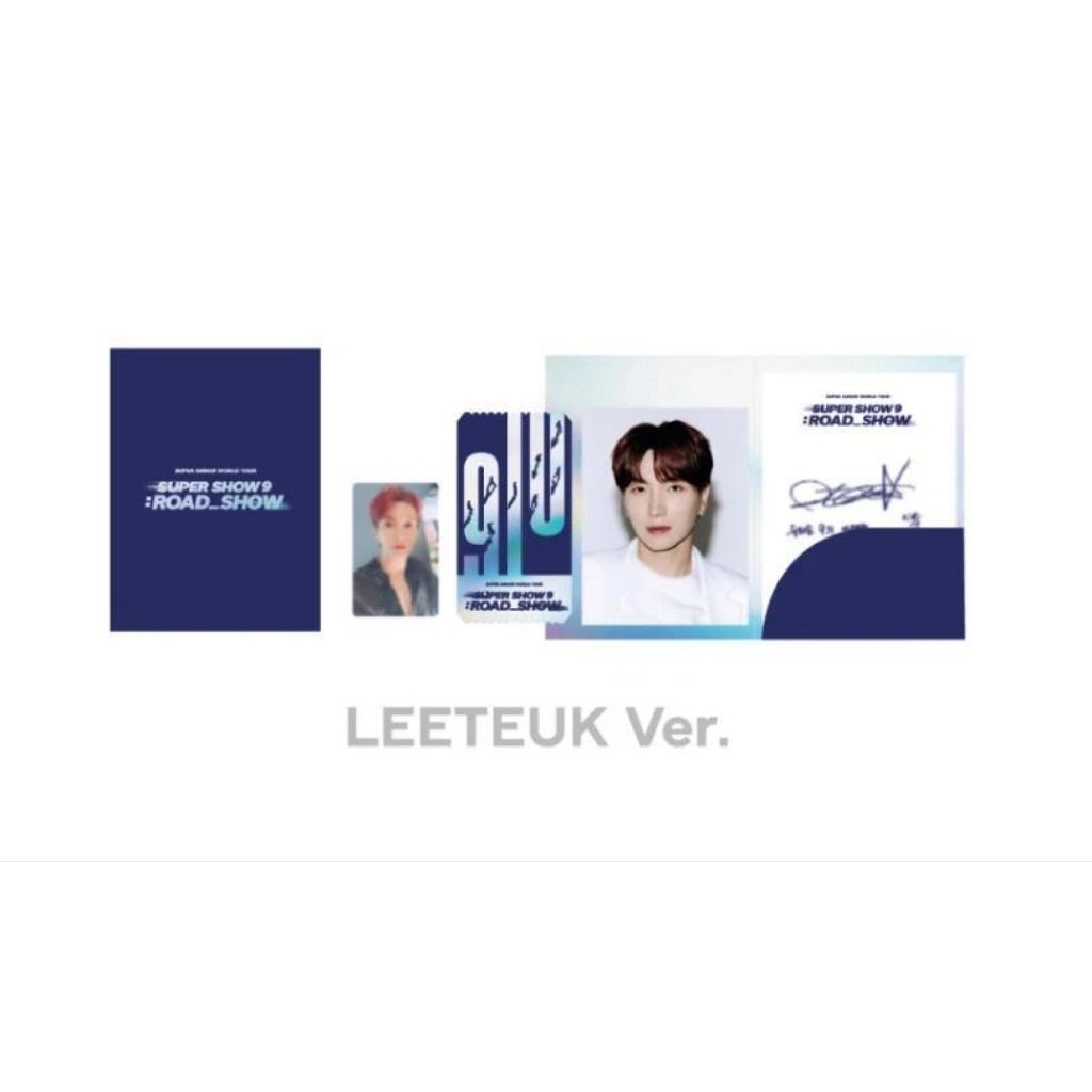 SUPER JUNIOR Super Show 9 : Road Show Official MD Special Ar Ticket Set Leeteuk Ver