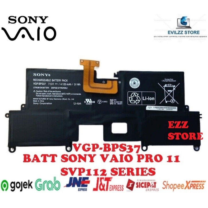BATERAI BATTERY SONY VAIO BPS37 BPS 37 VGP-BPS37 PRO 11 SVP112 SVP112A1CL SVP112A1CM SVP112A1CW SVP1