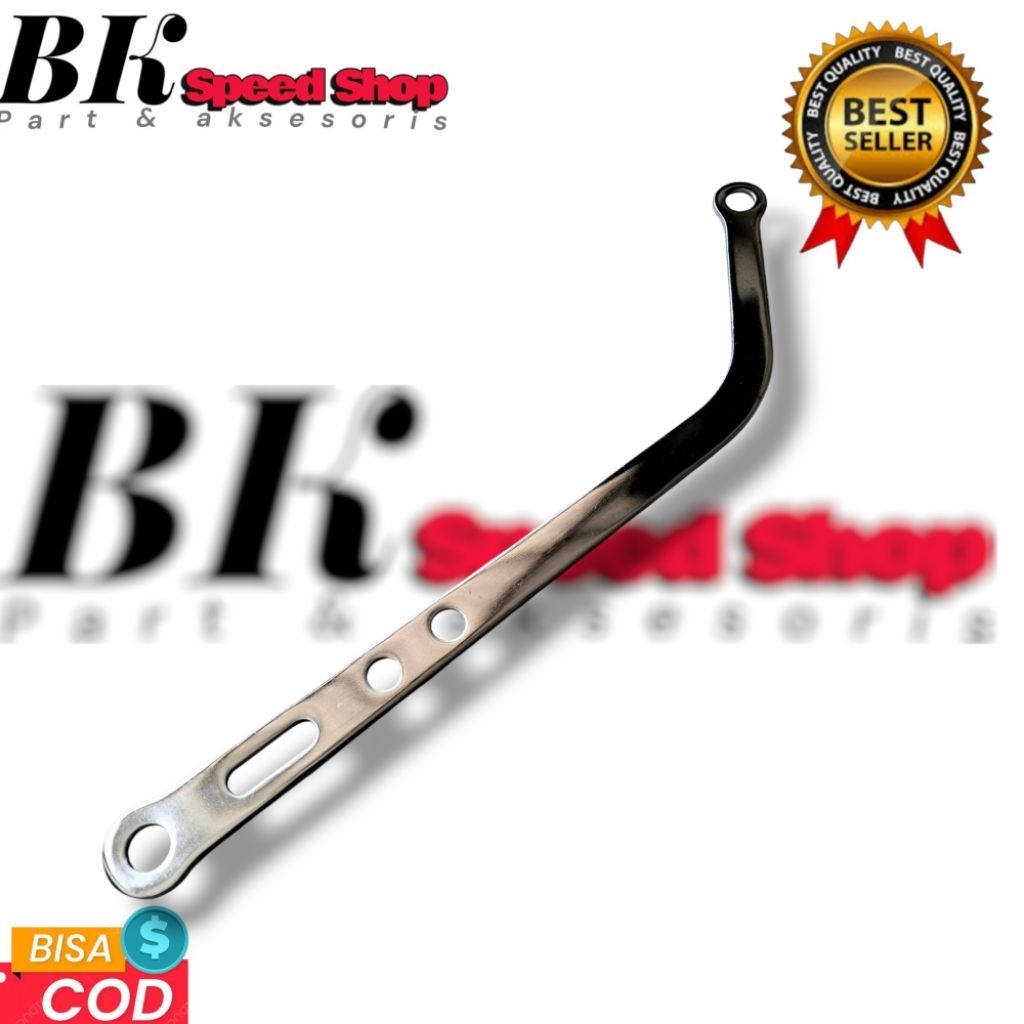 PANGKON BREKET KNALPOT MODEL L BREKET KNALPOT BESI CHROME PANGKON KNALPOT L KRUM PANGKON BREKET L BR